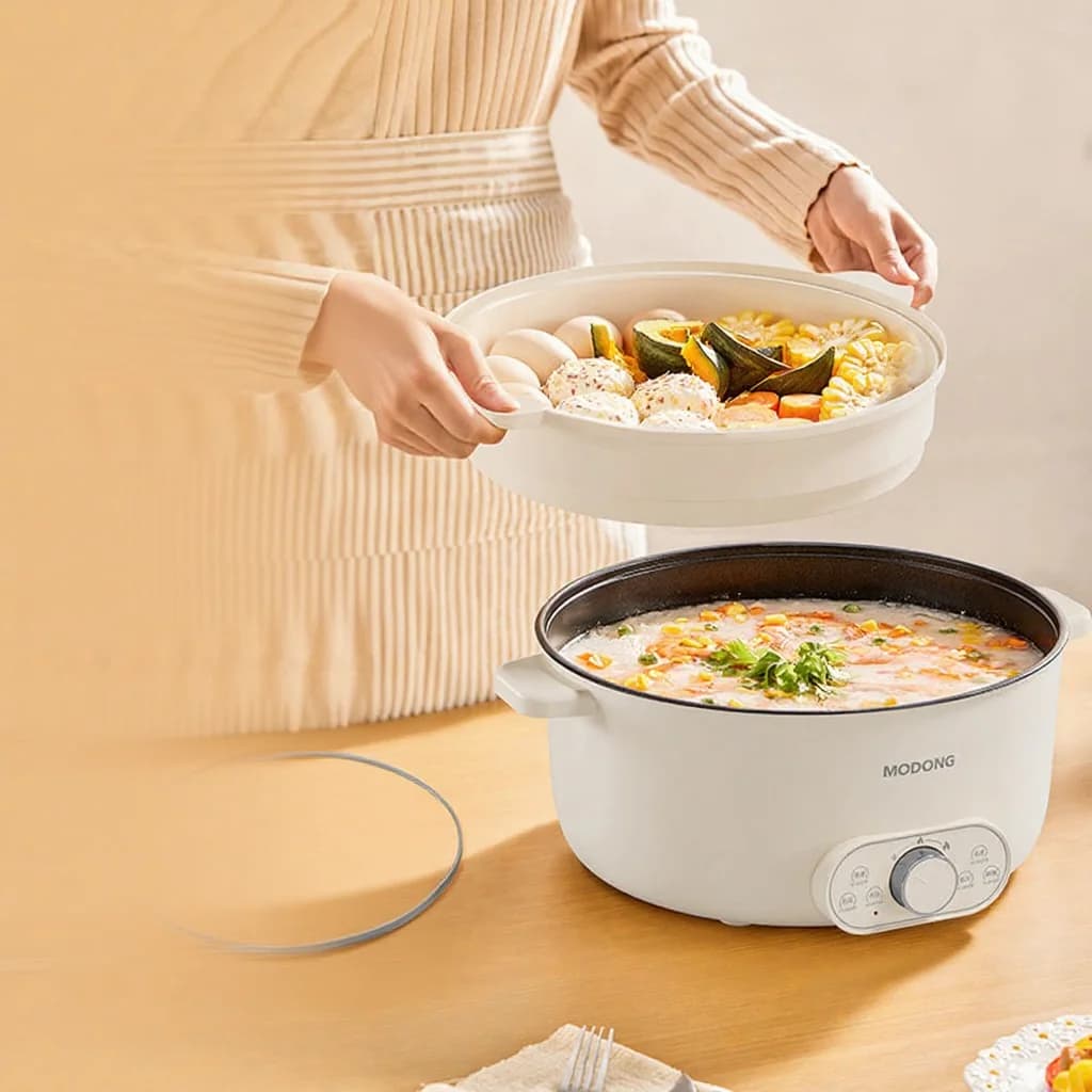 電気鍋 6L/7L/8L スチーム付き 220V