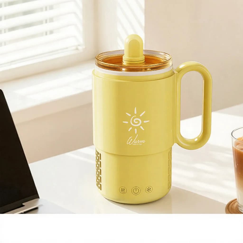 ポータブル加熱・冷却カップ 450mL 36W タッチコントロール