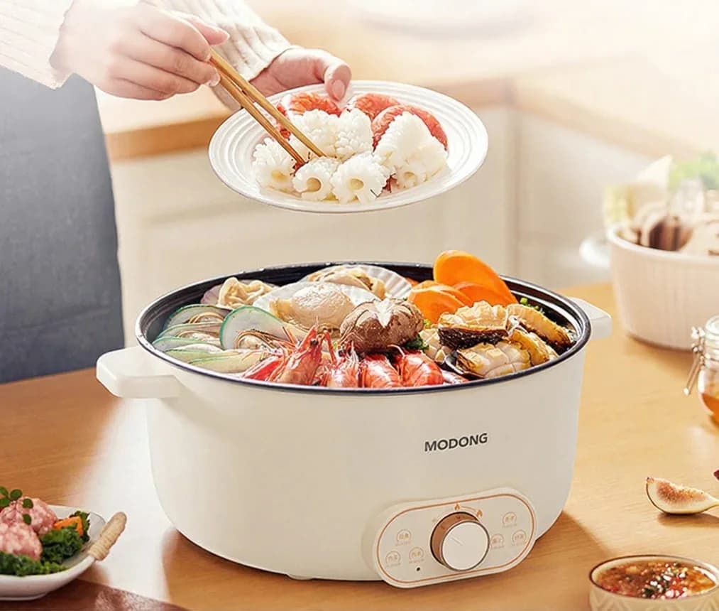 蒸し器付き電気調理鍋 7Lまたは8L 220V